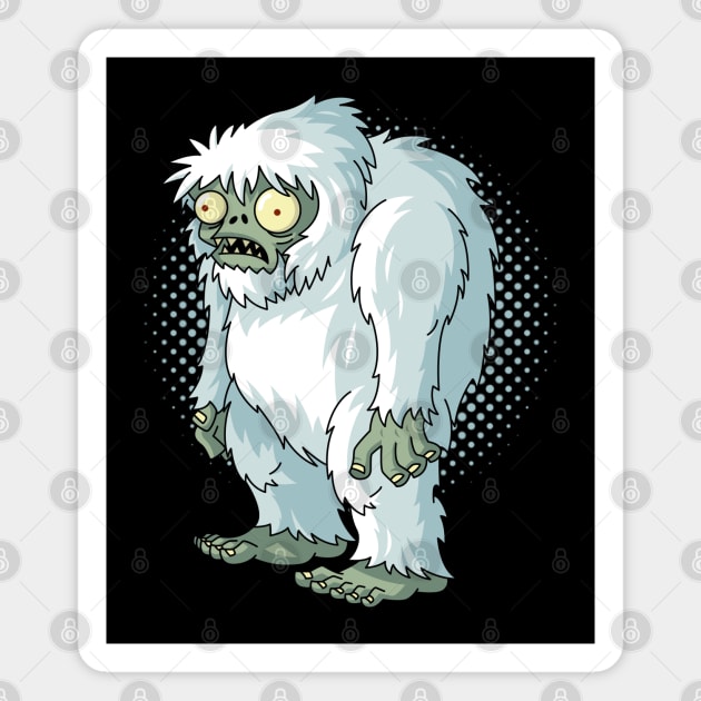 Yeti Zombie Magnet by Atpidarp